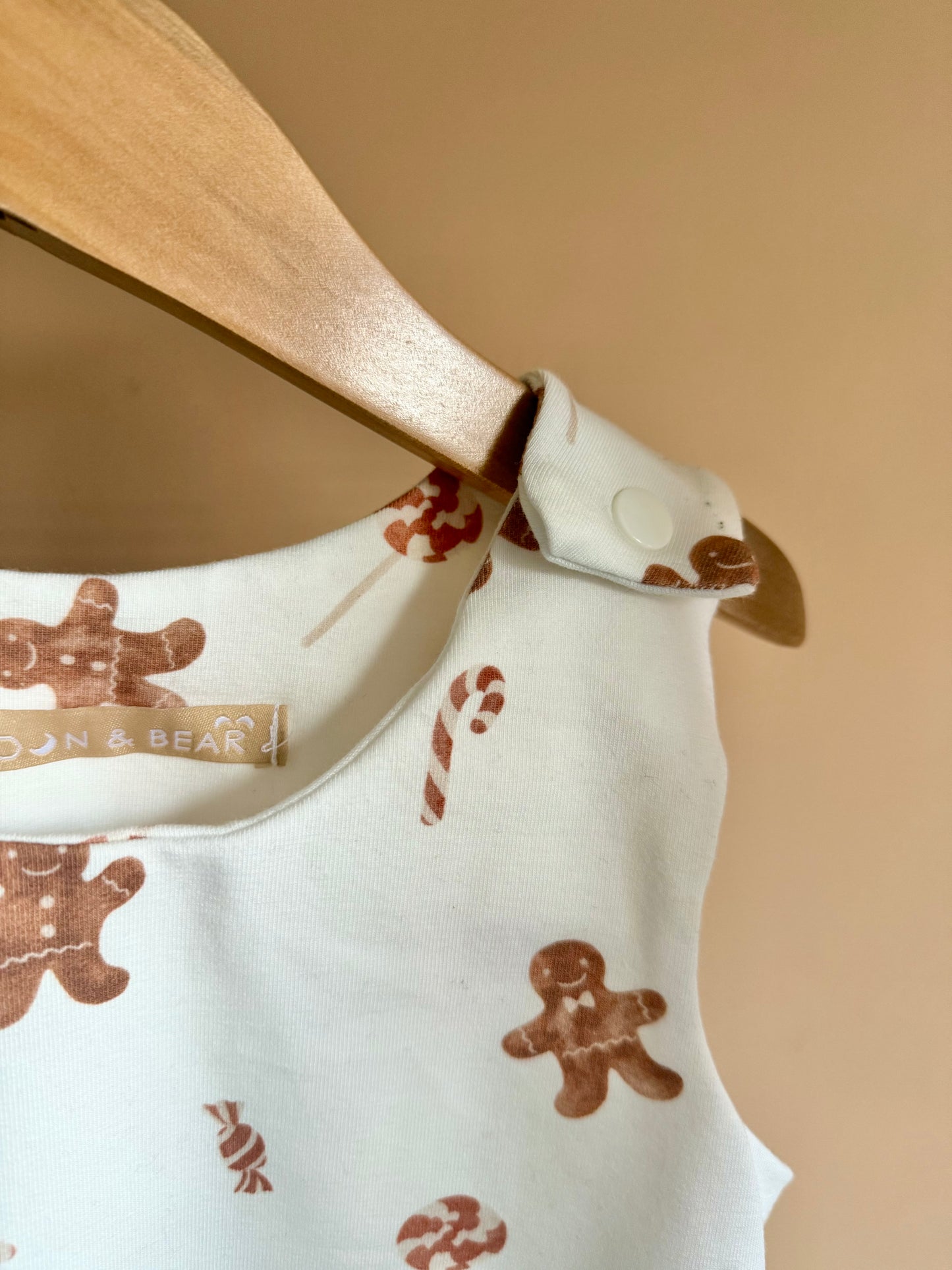 GINGERBREAD HAREM ROMPER