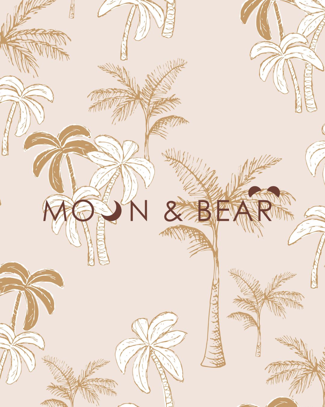 Palm Trees Neutral HAREM ROMPER