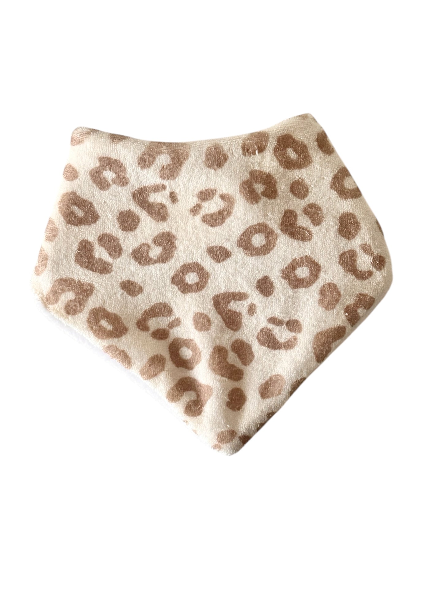 LEOPARD TERRY BIB