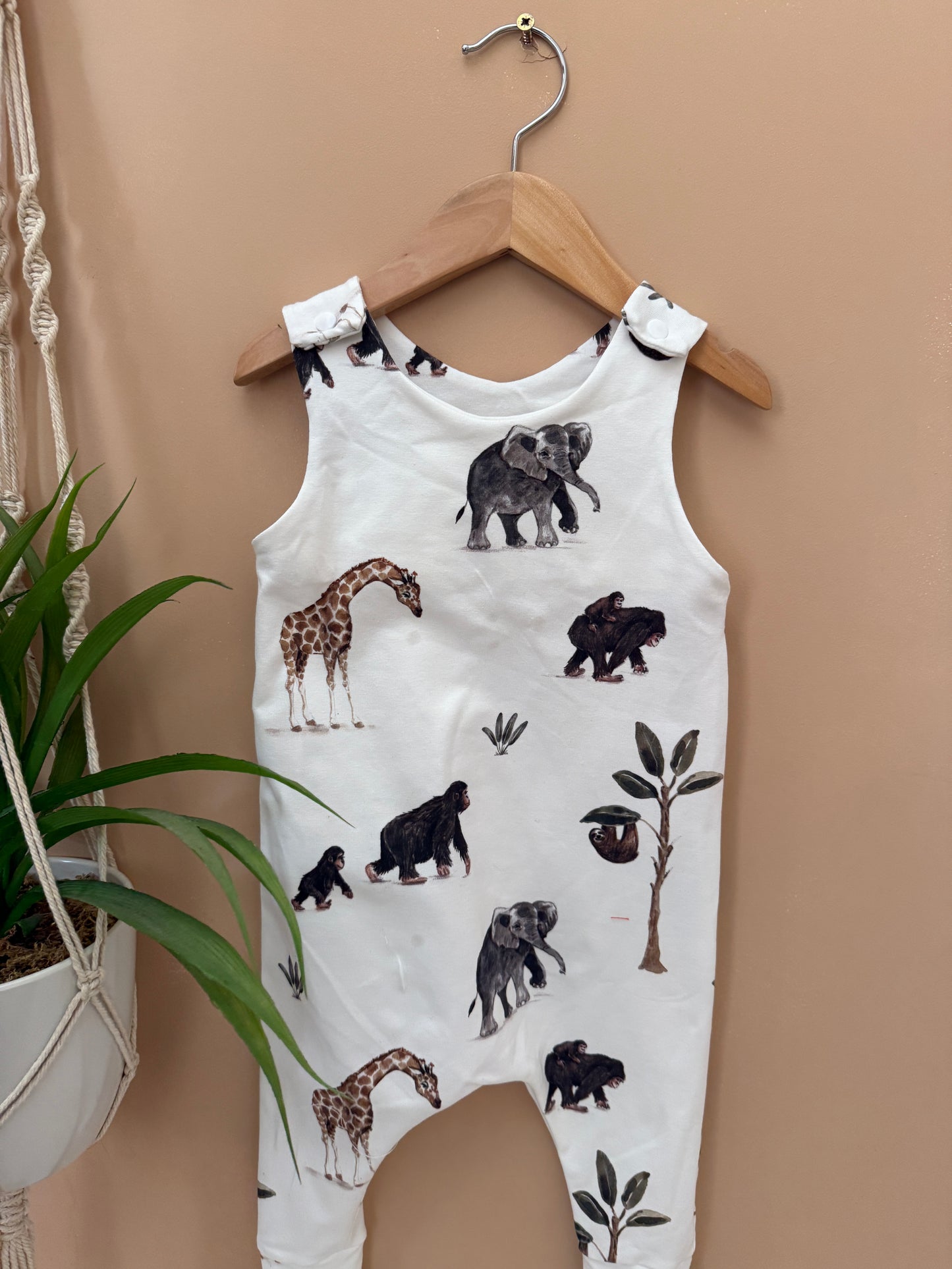 SAFARI HAREM ROMPER