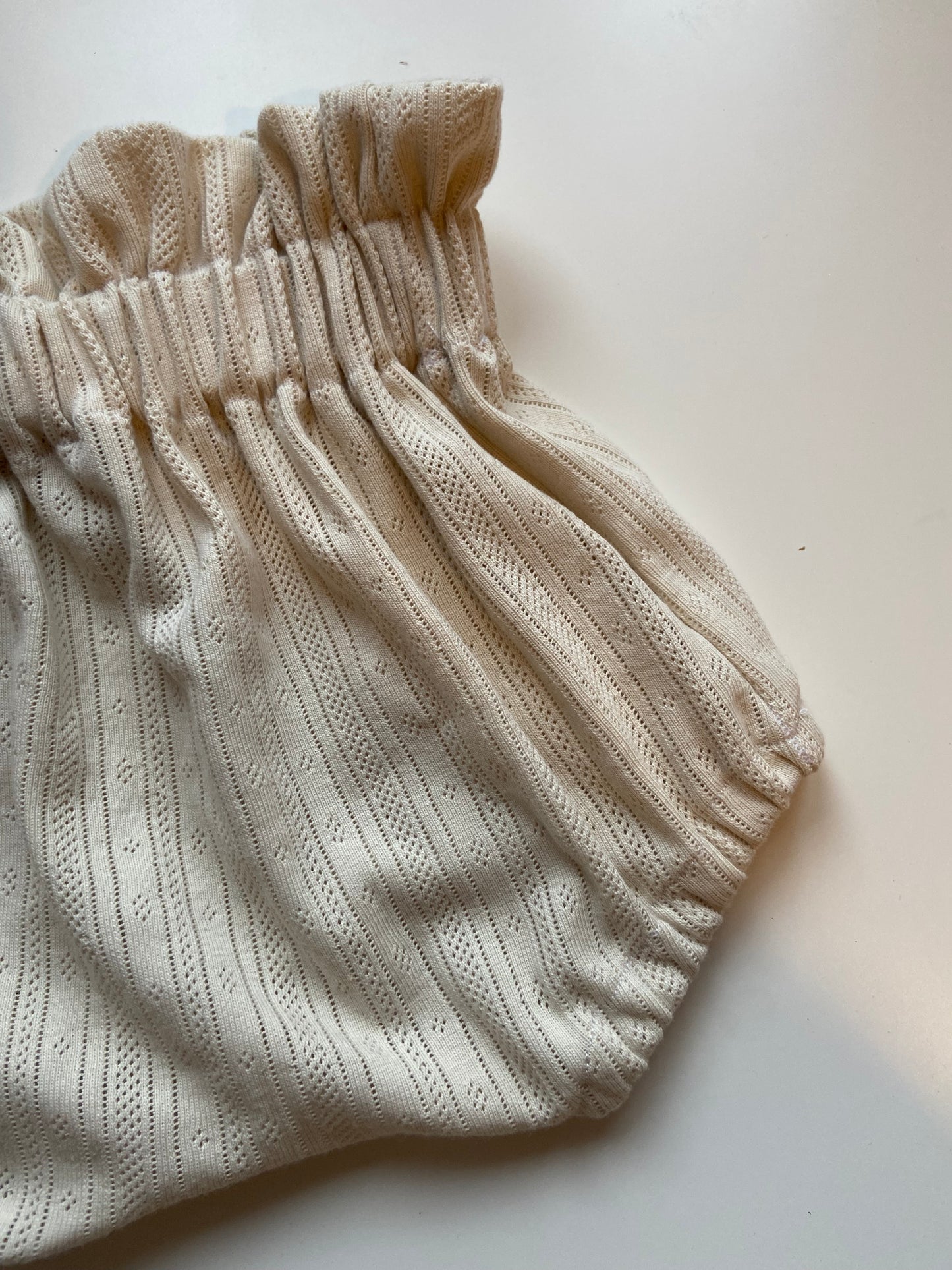 Beige Pointoille Bloomers