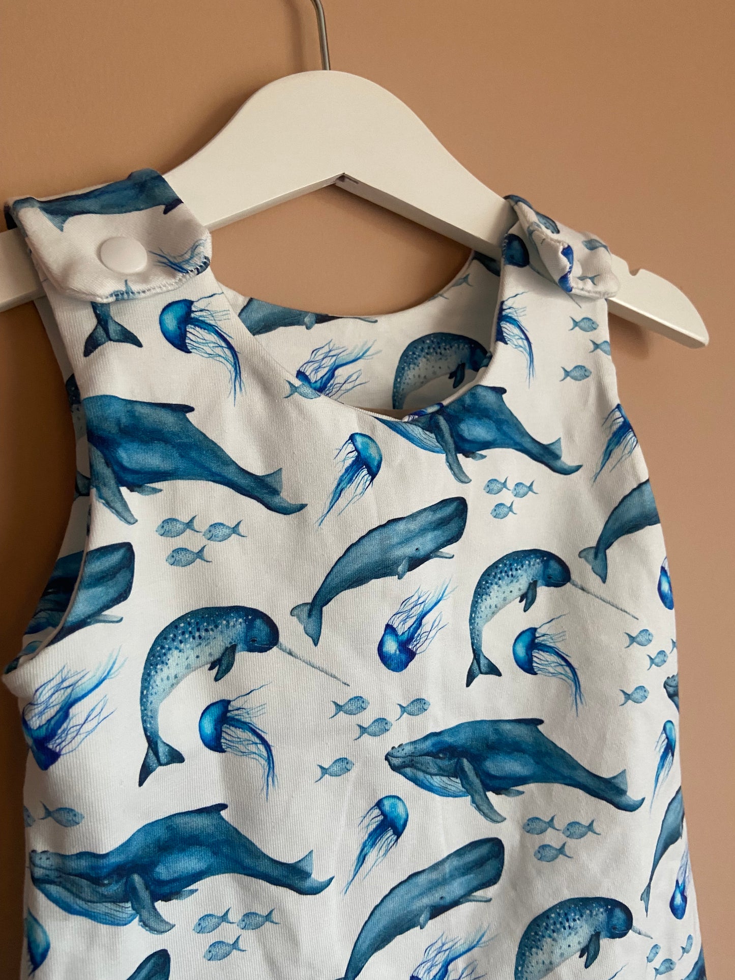 Whale Harem Romper