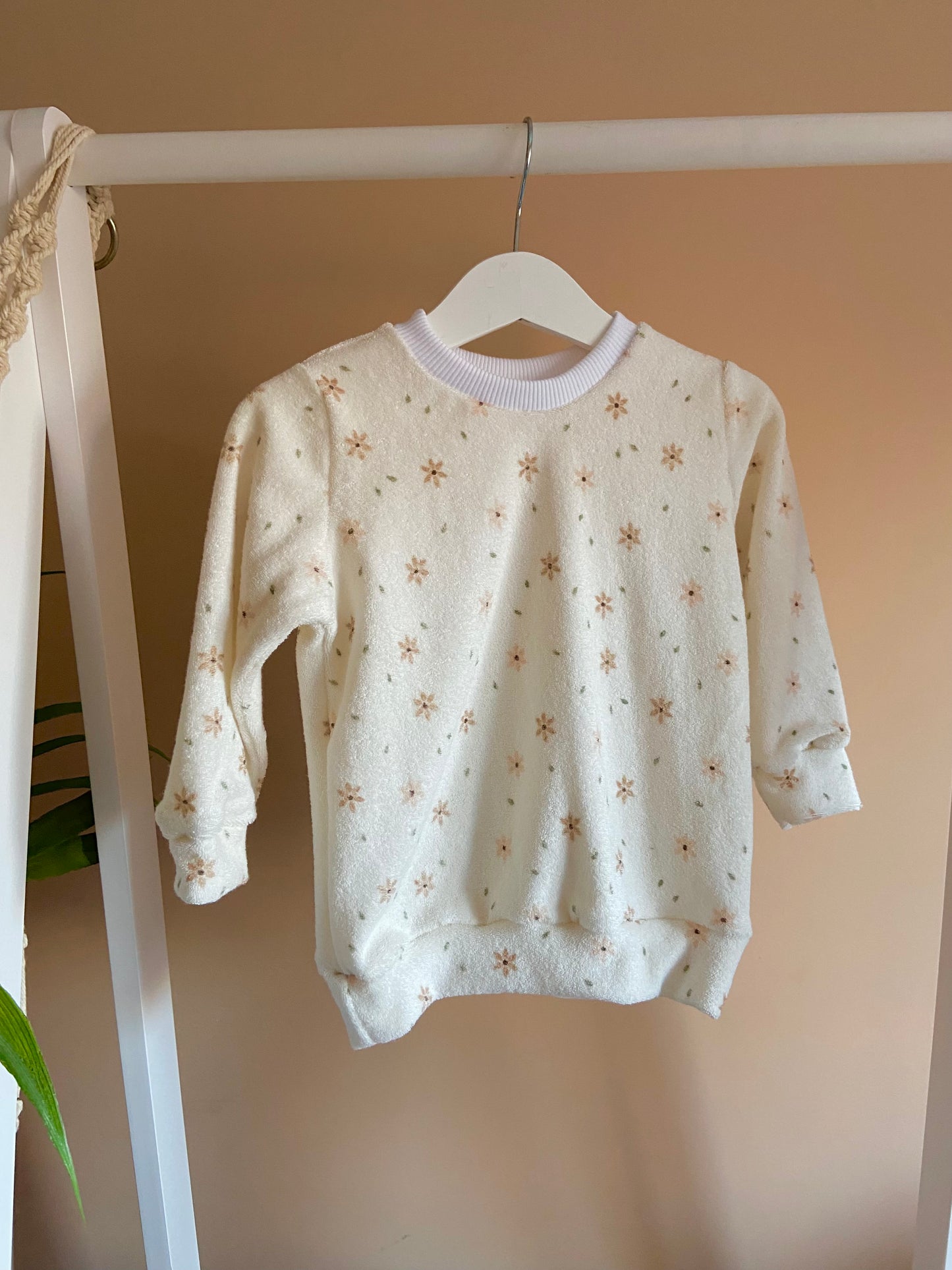 MINI FLOWERS TERRY SWEATER