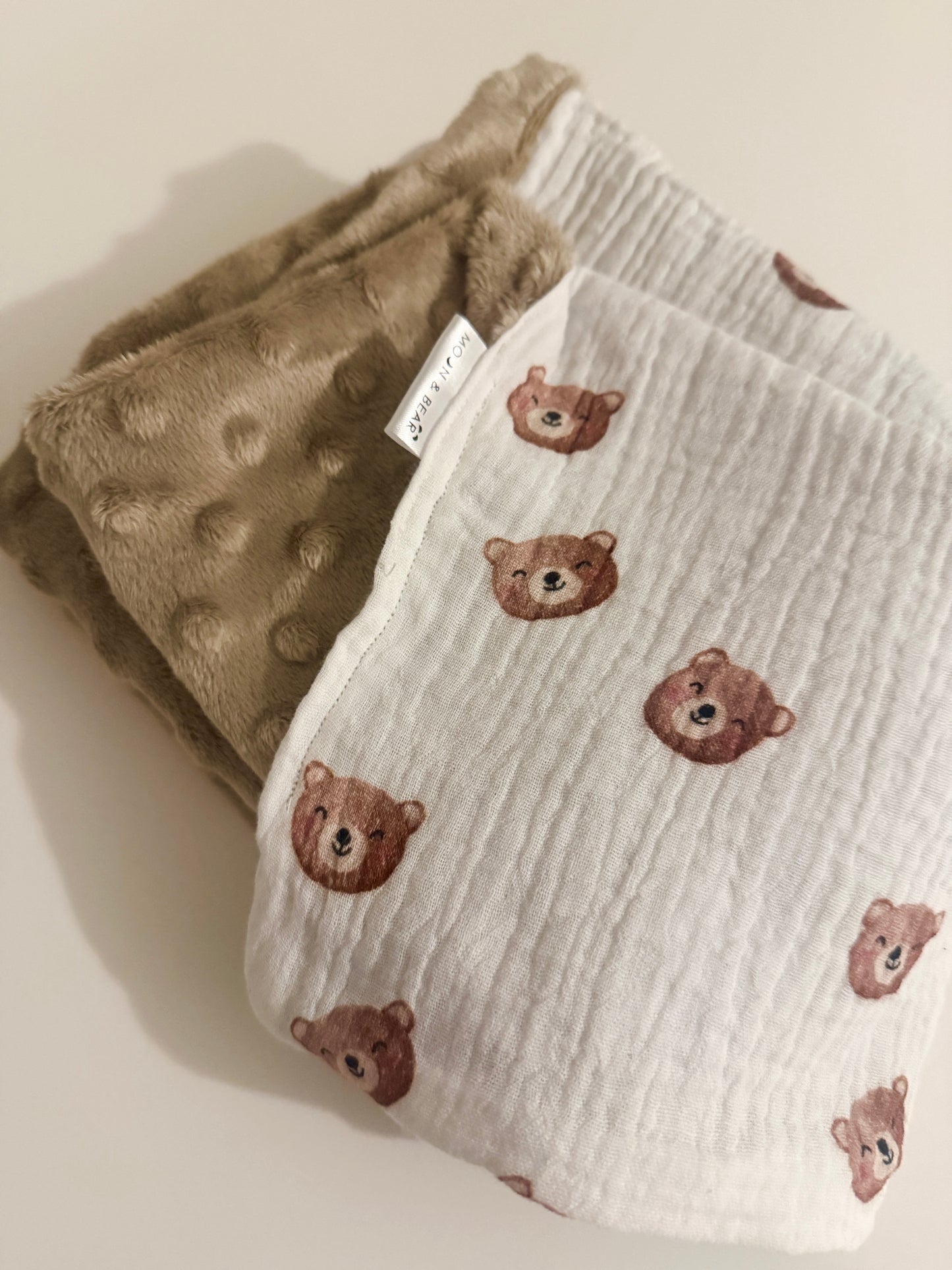 BEAR MUSLIN BLANKET