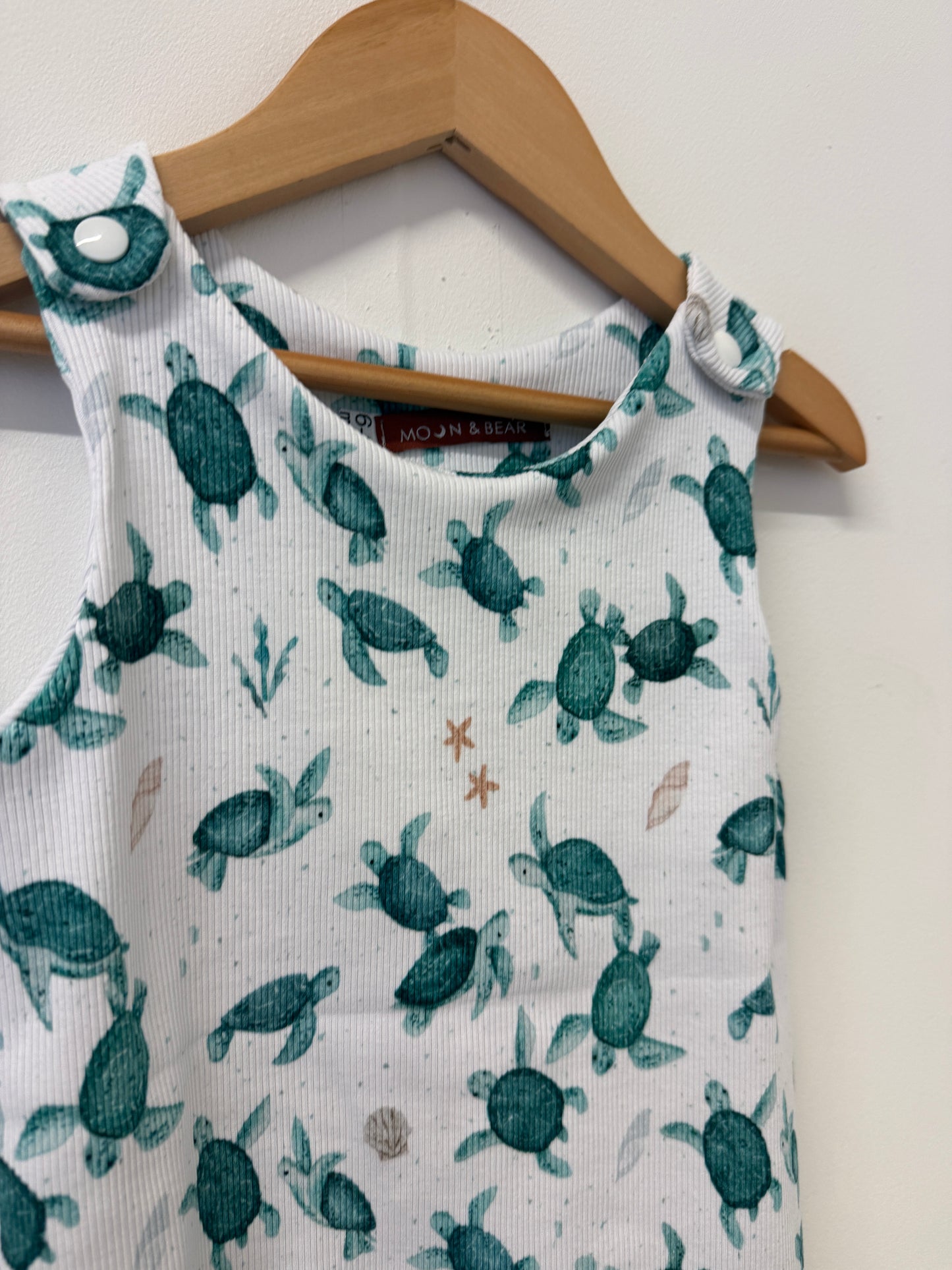 TURTLE RIBBED HAREM ROMPER
