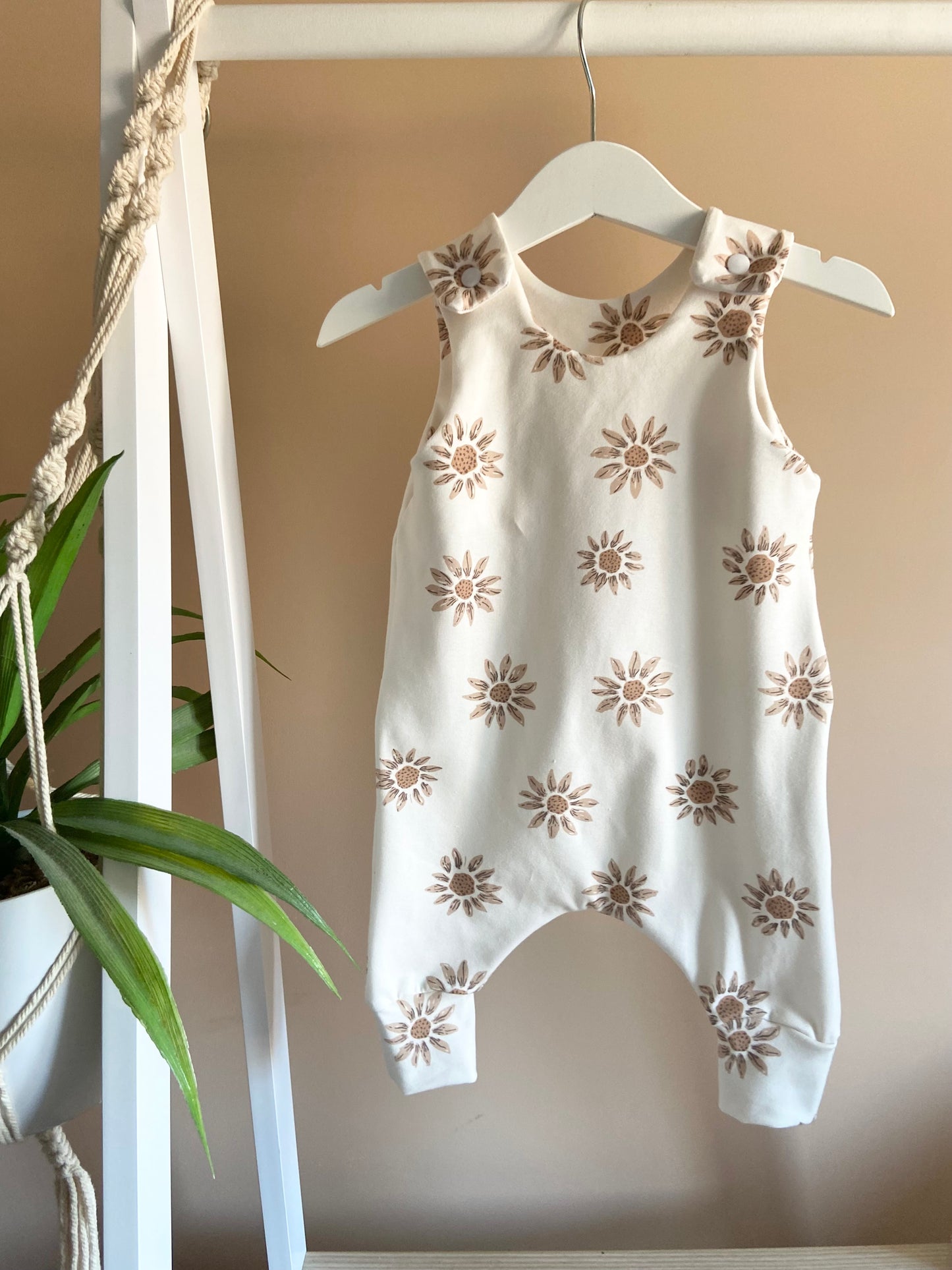 SUNFLOWER HAREM ROMPER