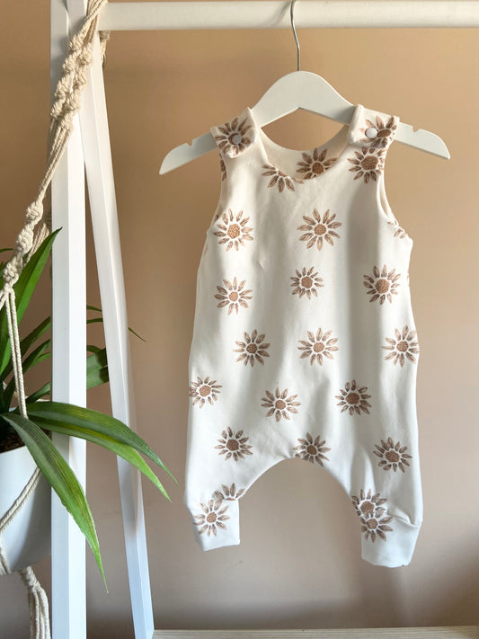 SUNFLOWER HAREM ROMPER