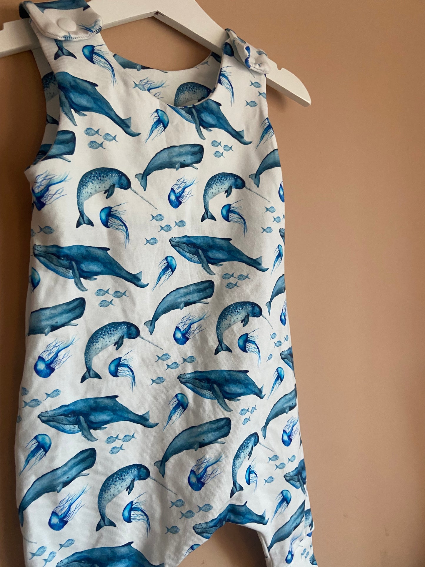 Whale Harem Romper