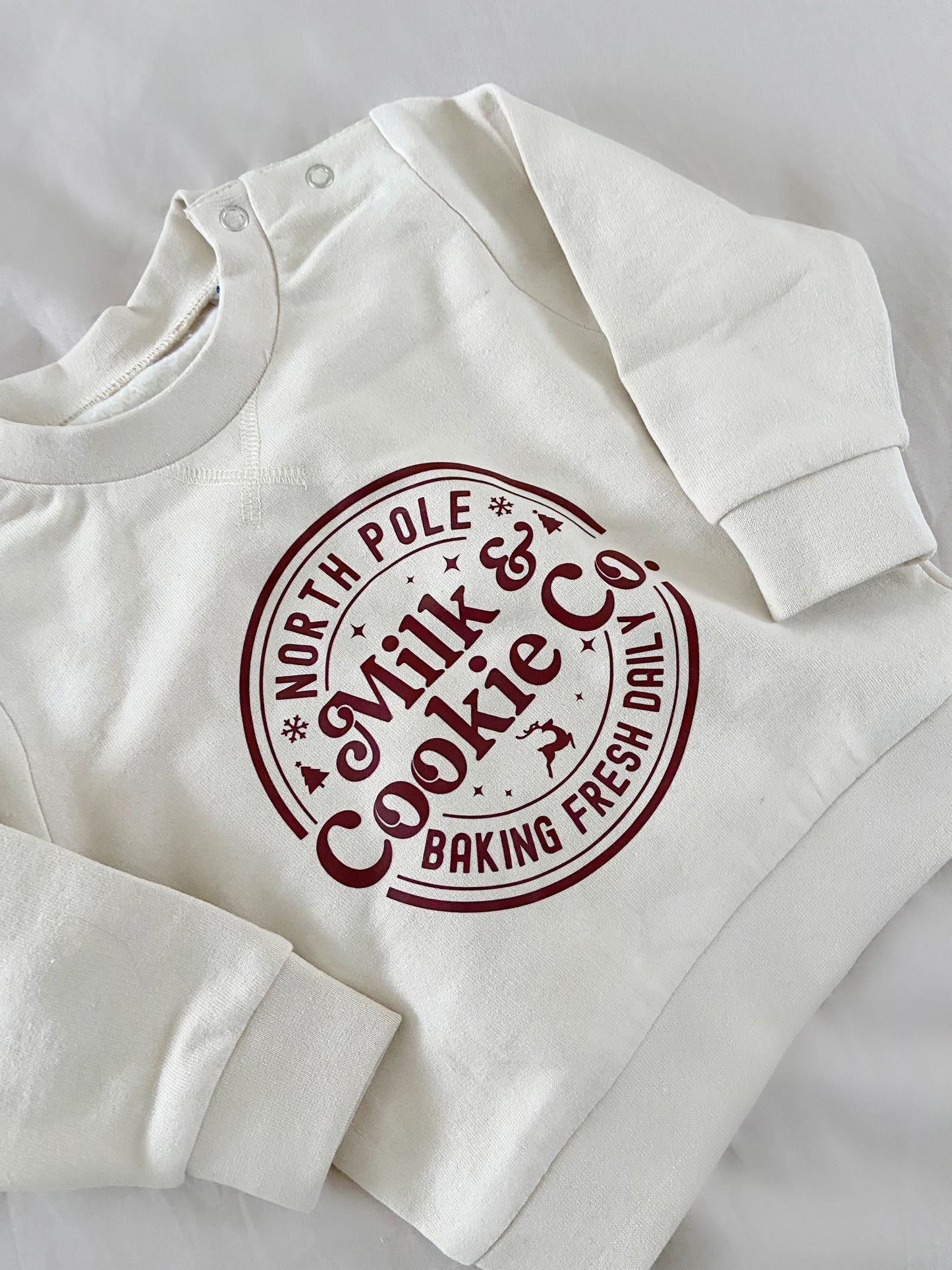 Milk and Cookies Sweatshirt Stone