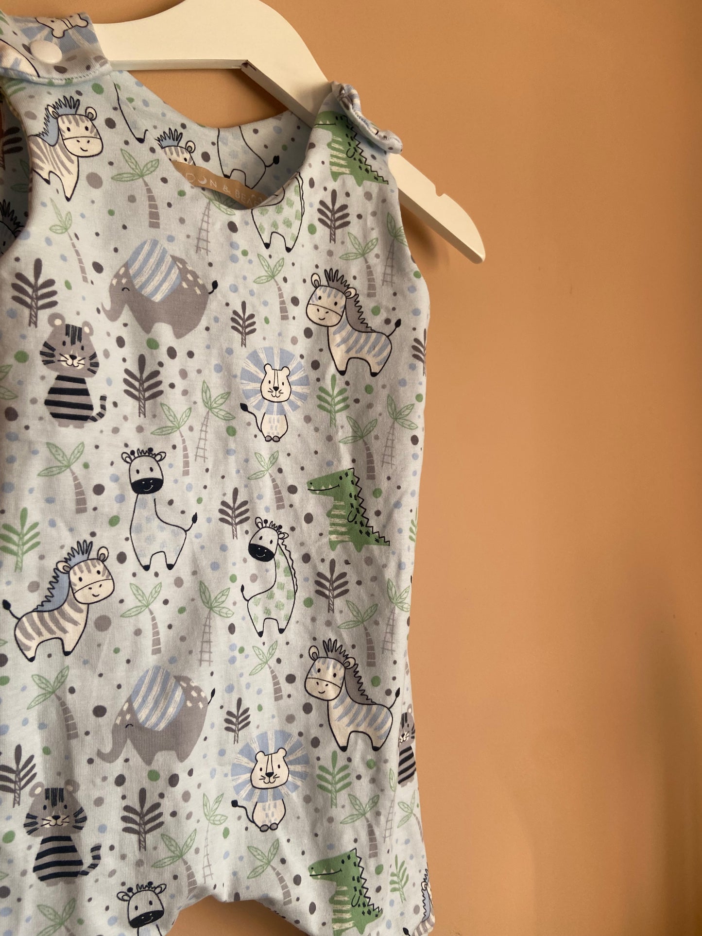 Baby Animals Harem Romper