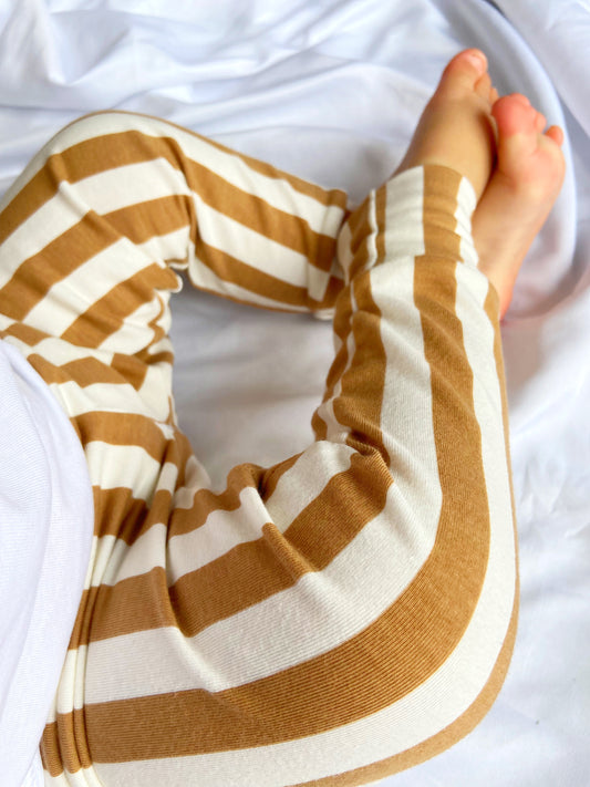 Toffee Stripe Leggings